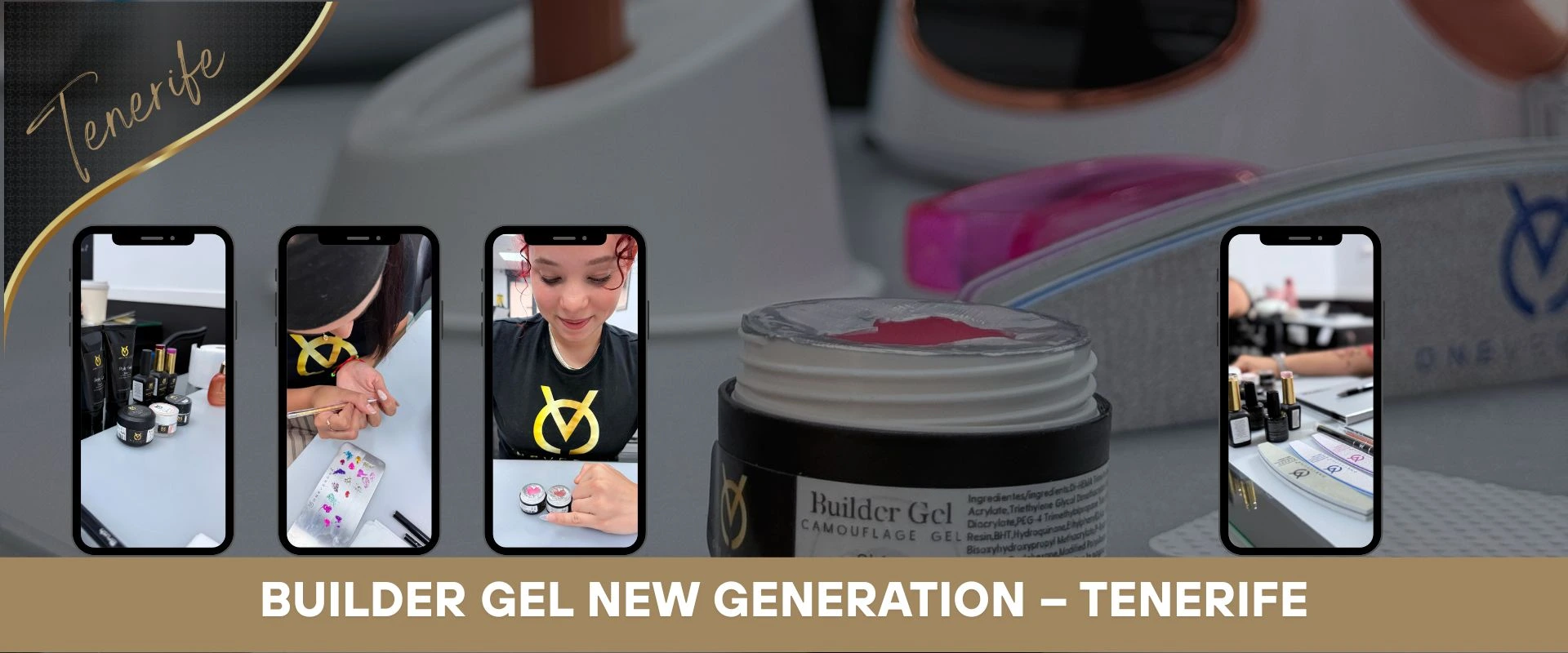 Banner del Curso Builder Gel New Generation en Tenerife – Formación presencial con certificación<br />

