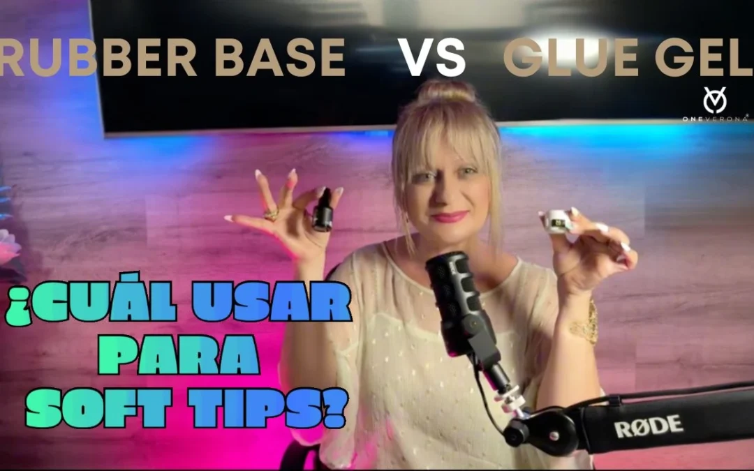 Rubber Base vs Glue Gel para Soft Tips